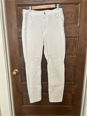 Old Navy White High Rise Straight Leg Women's Jeans